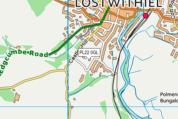 PL22 0GL map - OS VectorMap District (Ordnance Survey)