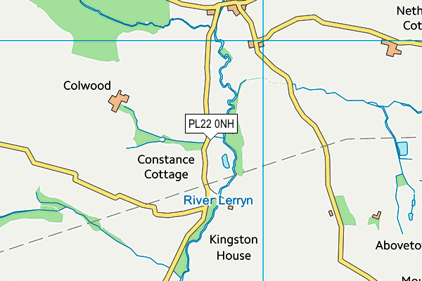 PL22 0NH map - OS VectorMap District (Ordnance Survey)