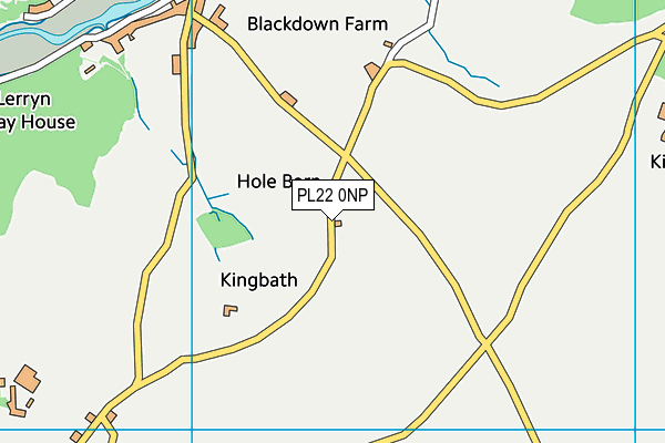 PL22 0NP map - OS VectorMap District (Ordnance Survey)