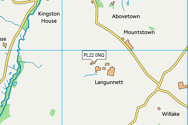 PL22 0NQ map - OS VectorMap District (Ordnance Survey)