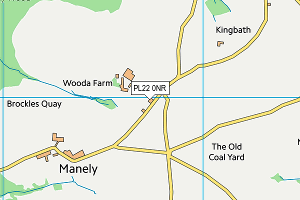 PL22 0NR map - OS VectorMap District (Ordnance Survey)