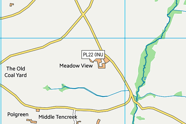 PL22 0NU map - OS VectorMap District (Ordnance Survey)