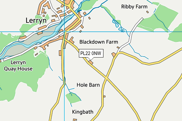 PL22 0NW map - OS VectorMap District (Ordnance Survey)