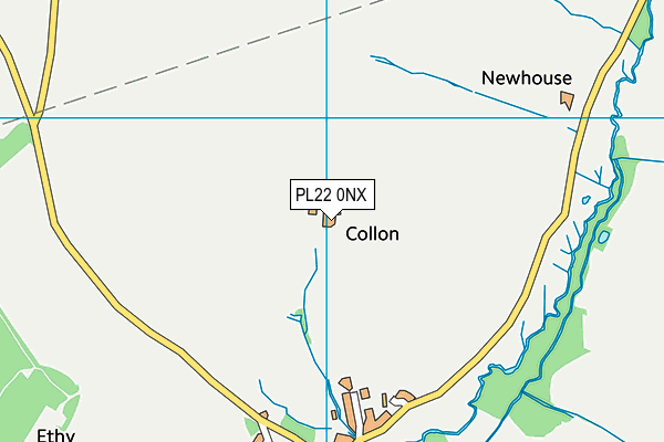 PL22 0NX map - OS VectorMap District (Ordnance Survey)