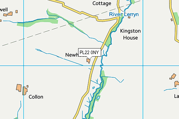 PL22 0NY map - OS VectorMap District (Ordnance Survey)