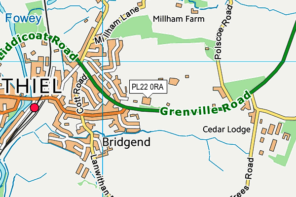 St Winnow CofE School map (PL22 0RA) - OS VectorMap District (Ordnance Survey)