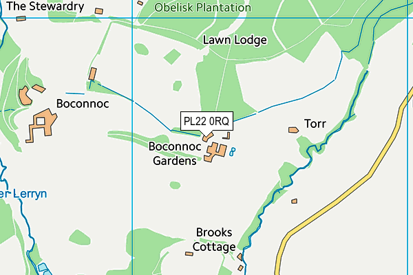 PL22 0RQ map - OS VectorMap District (Ordnance Survey)