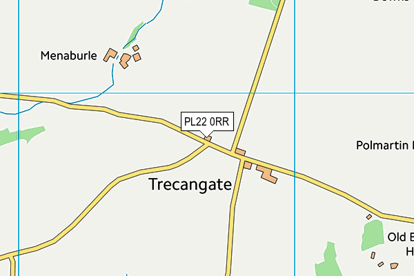 PL22 0RR map - OS VectorMap District (Ordnance Survey)