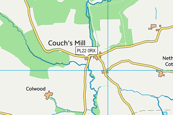 PL22 0RX map - OS VectorMap District (Ordnance Survey)