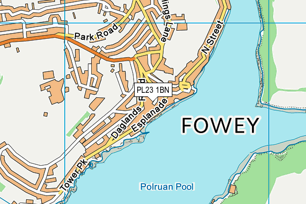 PL23 1BN map - OS VectorMap District (Ordnance Survey)