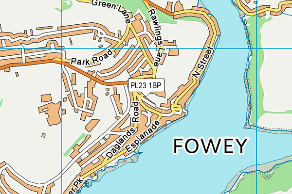 PL23 1BP map - OS VectorMap District (Ordnance Survey)