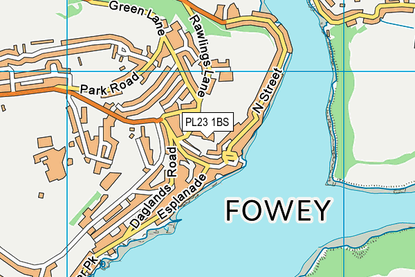 PL23 1BS map - OS VectorMap District (Ordnance Survey)