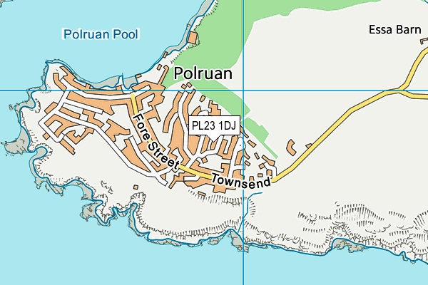 PL23 1DJ map - OS VectorMap District (Ordnance Survey)