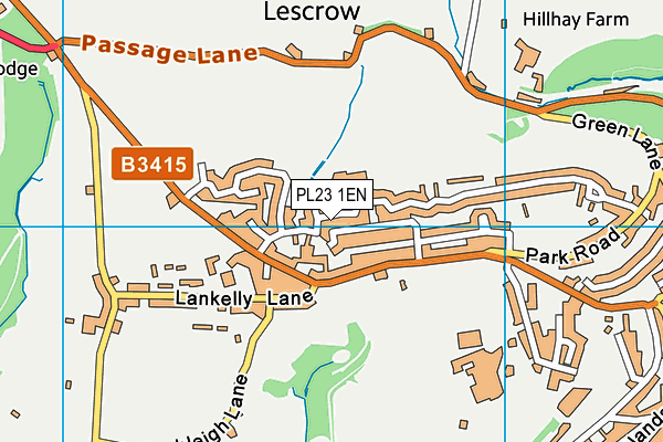 PL23 1EN map - OS VectorMap District (Ordnance Survey)