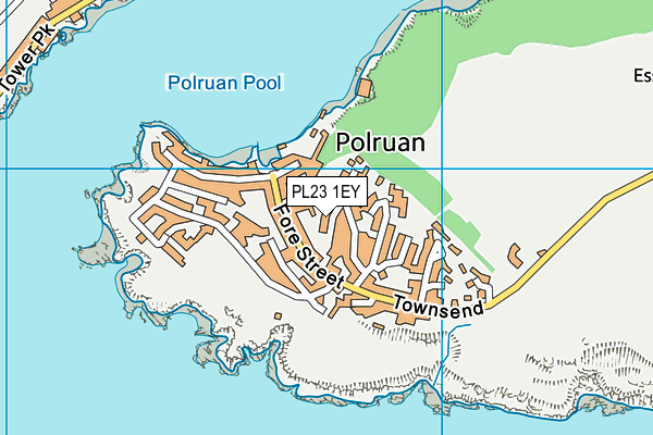 PL23 1EY map - OS VectorMap District (Ordnance Survey)