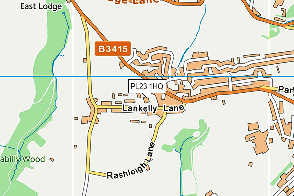 PL23 1HQ map - OS VectorMap District (Ordnance Survey)