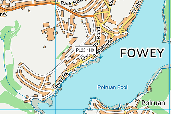 PL23 1HX map - OS VectorMap District (Ordnance Survey)