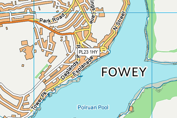 Map of JACKDAWS FOWEY LTD at district scale