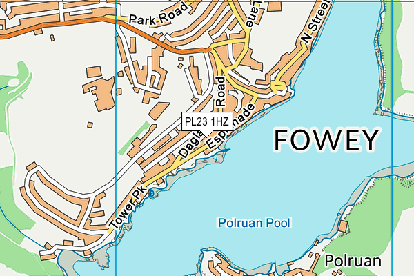 Map of FOWEY CONSULTING LIMITED at district scale