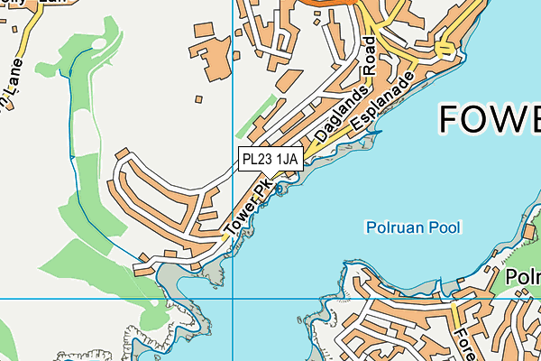 PL23 1JA map - OS VectorMap District (Ordnance Survey)