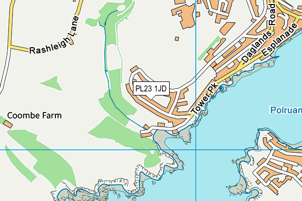 PL23 1JD map - OS VectorMap District (Ordnance Survey)