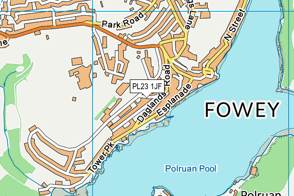 PL23 1JF map - OS VectorMap District (Ordnance Survey)