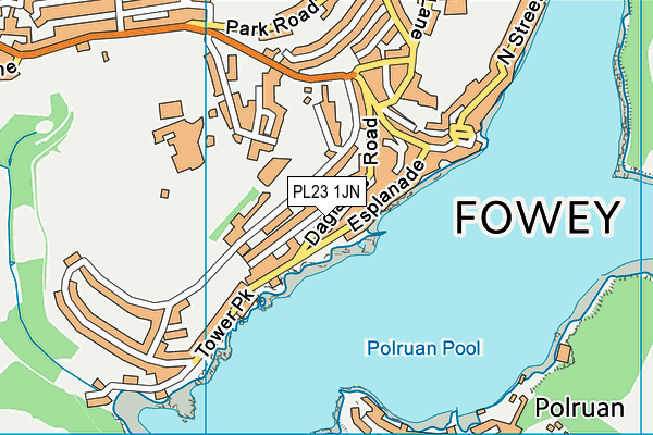 PL23 1JN map - OS VectorMap District (Ordnance Survey)