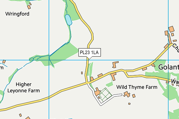 PL23 1LA map - OS VectorMap District (Ordnance Survey)