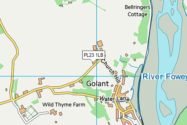 PL23 1LB map - OS VectorMap District (Ordnance Survey)