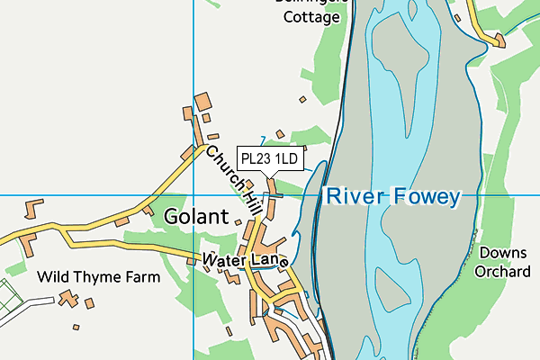 PL23 1LD map - OS VectorMap District (Ordnance Survey)