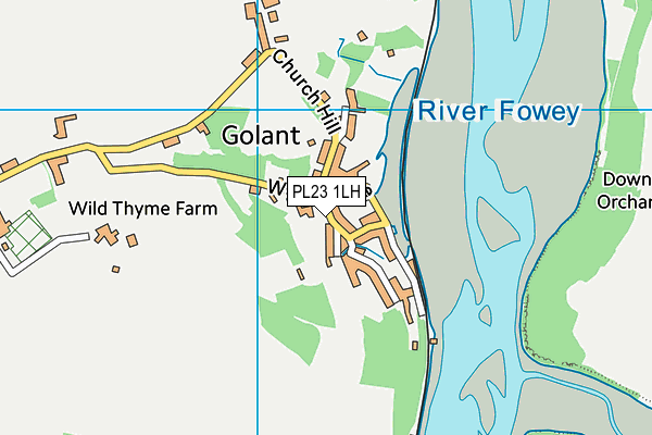 PL23 1LH map - OS VectorMap District (Ordnance Survey)