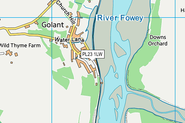 PL23 1LW map - OS VectorMap District (Ordnance Survey)