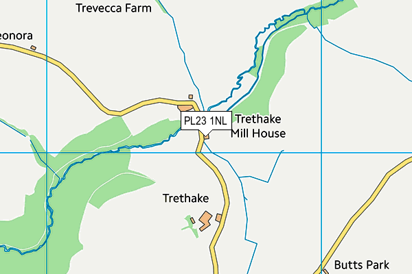 PL23 1NL map - OS VectorMap District (Ordnance Survey)