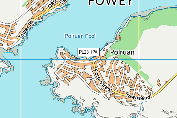 PL23 1PA map - OS VectorMap District (Ordnance Survey)