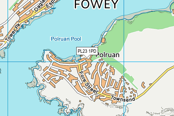 PL23 1PD map - OS VectorMap District (Ordnance Survey)