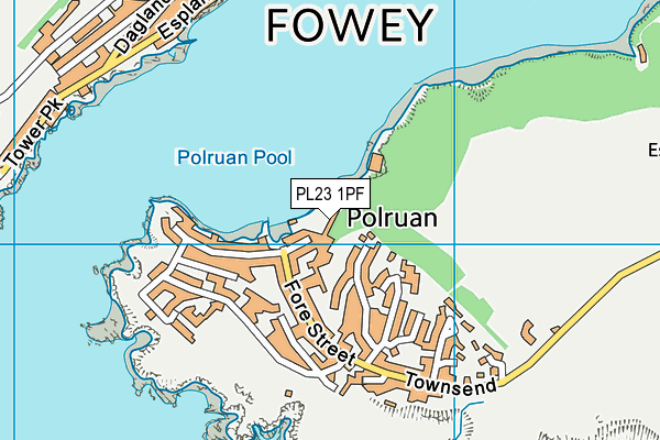 PL23 1PF map - OS VectorMap District (Ordnance Survey)
