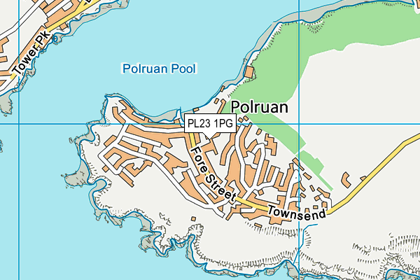 PL23 1PG map - OS VectorMap District (Ordnance Survey)