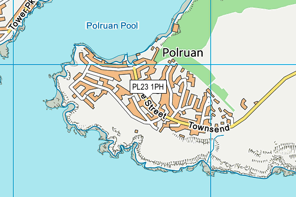 PL23 1PH map - OS VectorMap District (Ordnance Survey)