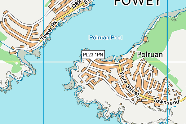 PL23 1PN map - OS VectorMap District (Ordnance Survey)