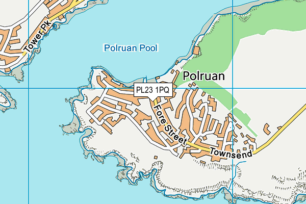 PL23 1PQ map - OS VectorMap District (Ordnance Survey)