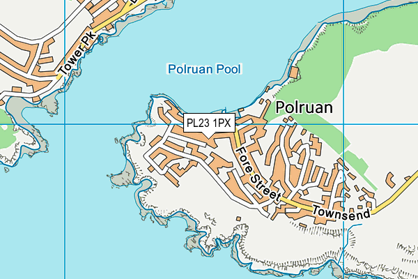 PL23 1PX map - OS VectorMap District (Ordnance Survey)