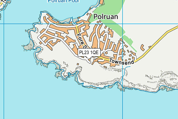 PL23 1QE map - OS VectorMap District (Ordnance Survey)