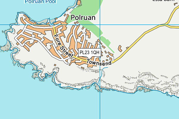 PL23 1QH map - OS VectorMap District (Ordnance Survey)