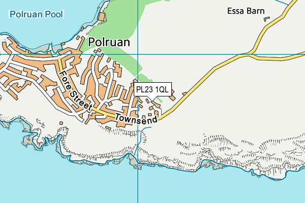 PL23 1QL map - OS VectorMap District (Ordnance Survey)