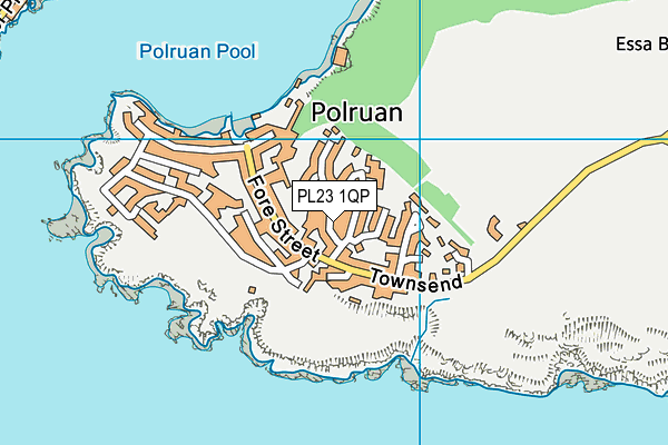 PL23 1QP map - OS VectorMap District (Ordnance Survey)