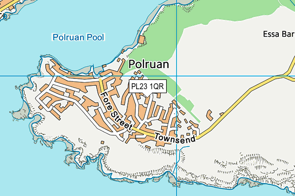 PL23 1QR map - OS VectorMap District (Ordnance Survey)