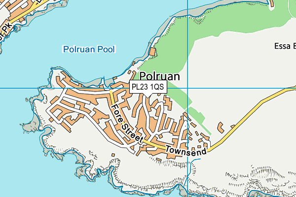 PL23 1QS map - OS VectorMap District (Ordnance Survey)