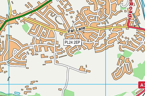 PL24 2EP map - OS VectorMap District (Ordnance Survey)