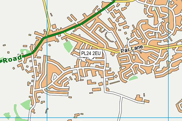 PL24 2EU map - OS VectorMap District (Ordnance Survey)