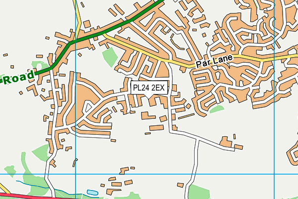 PL24 2EX map - OS VectorMap District (Ordnance Survey)